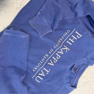 Phi Kappa Tau Comfort Colors Blue Sweatshirt